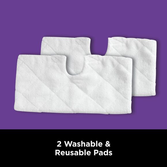 Shark S3501 Steam Mop, 2 Washable Pads, Purple - NEW - Picture 4 of 6